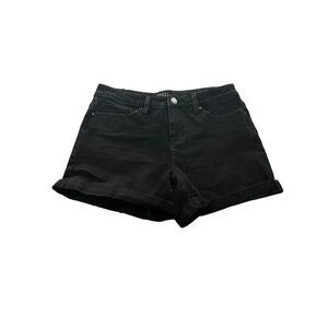 Time and Tru Black Mid-Rise Shorts Size 8